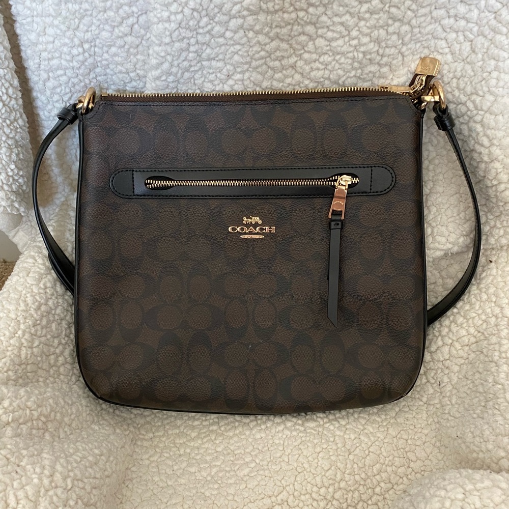 Coach cross-body satchel purse